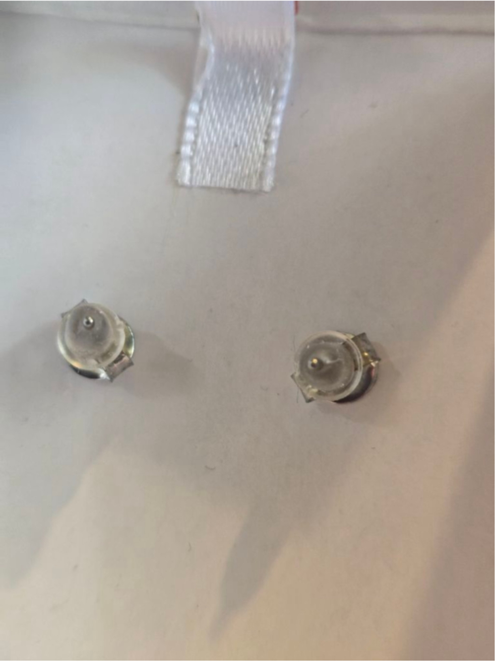 Women's Contessa Di Capri Sterling Silver Pearl & Ruby Earrings One Size - Picture 3 of 3